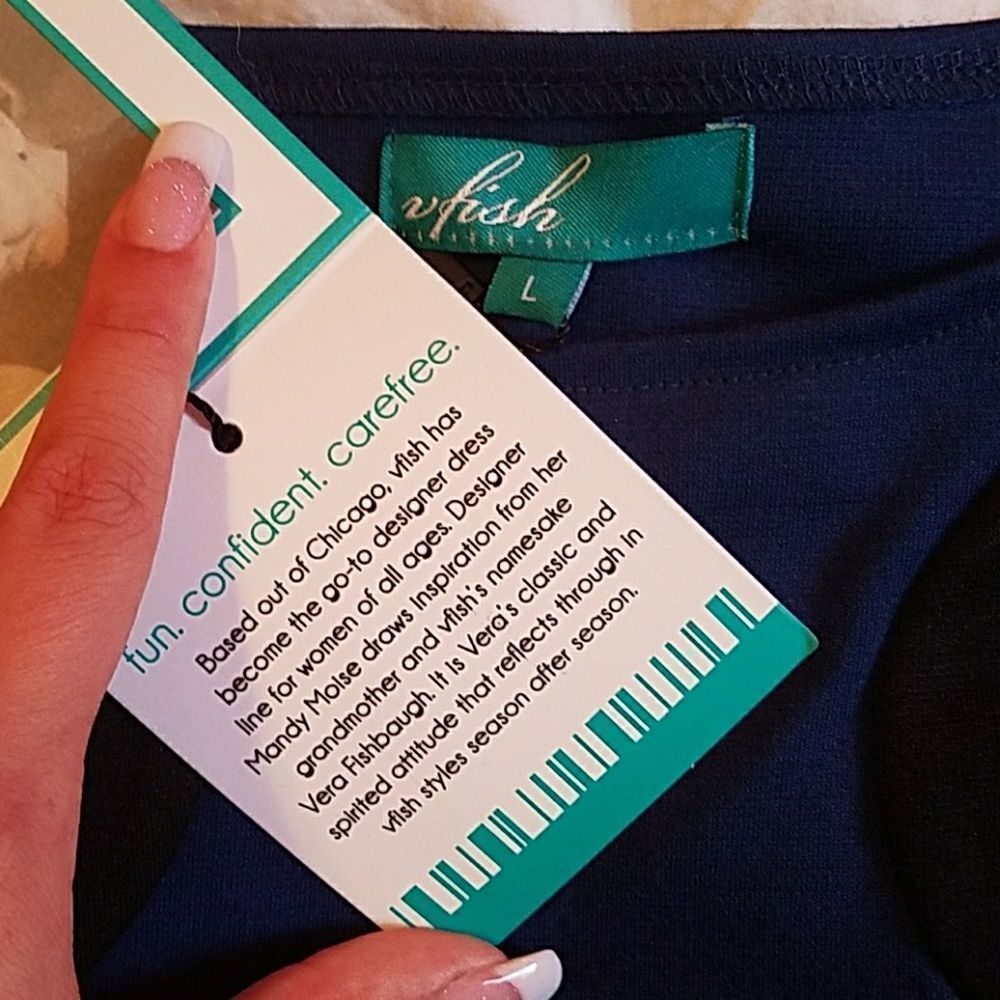 Nwt vfish body con dress - Picture 3 of 5